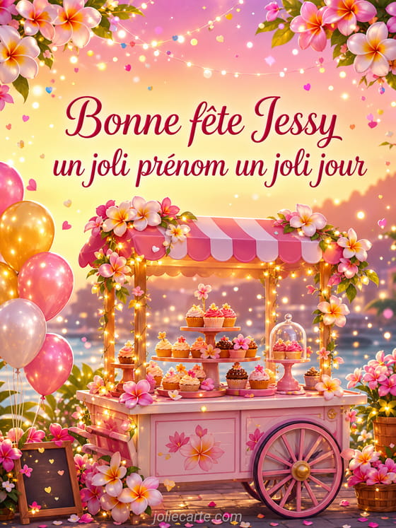 Carte bonne fĂȘte Jessy