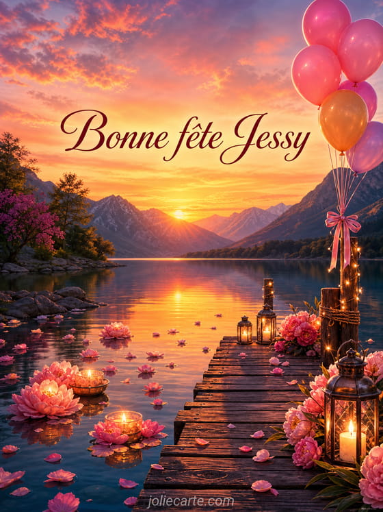 Carte bonne fĂȘte Jessy