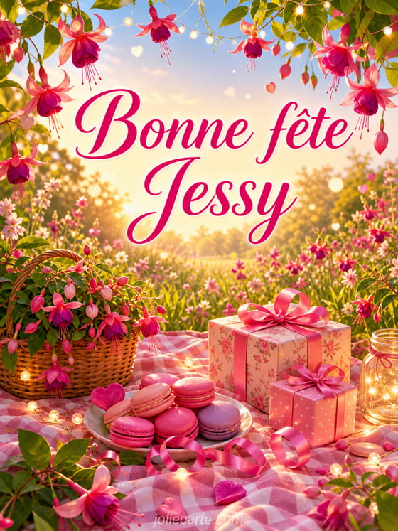 Carte bonne fĂȘte Jessy