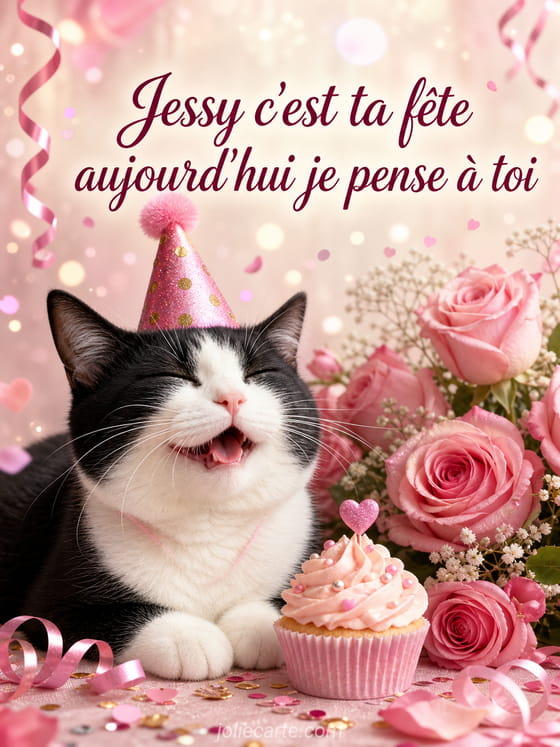 Carte bonne fĂȘte Jessy