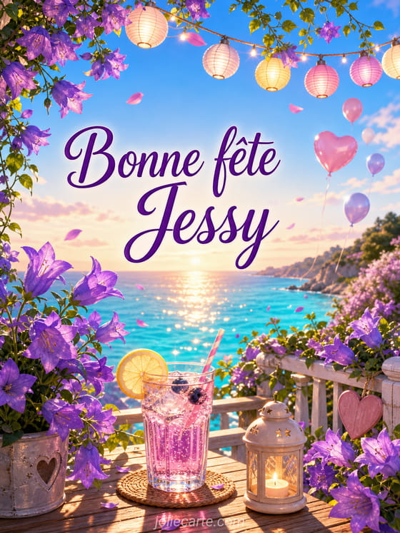 Carte bonne fĂȘte Jessy