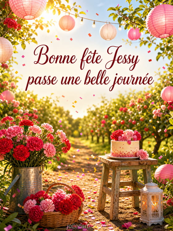 Carte bonne fĂȘte Jessy