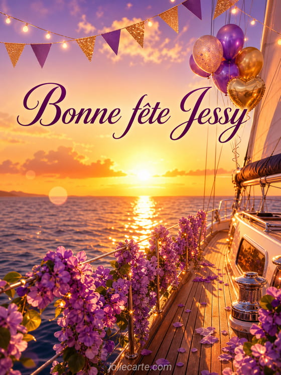 Carte bonne fĂȘte Jessy