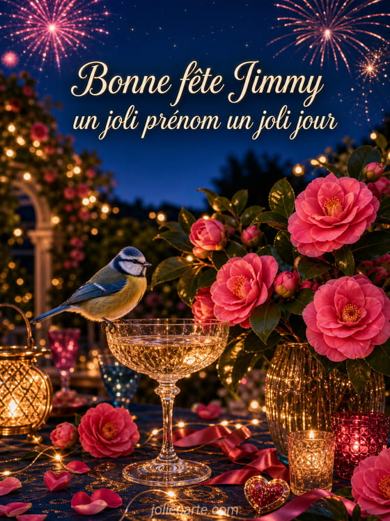 Carte bonne fĂȘte Jimmy