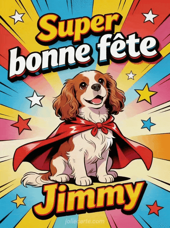 Bonne fête Jimmy - Jimmy gif bonne fete gratuit