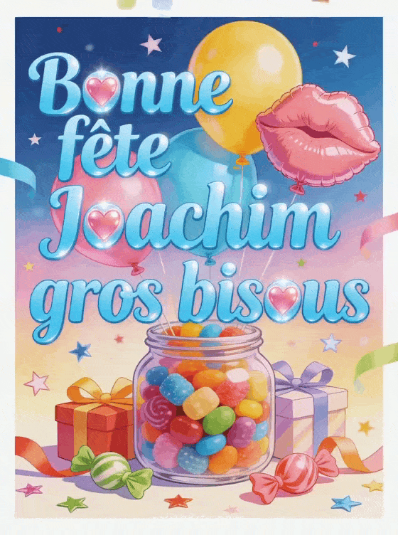 Bonne fête Joachim - Bonne fete joachim gros bisous