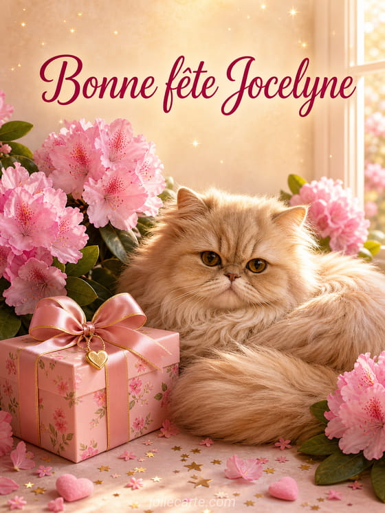 Carte bonne fête Jocelyne