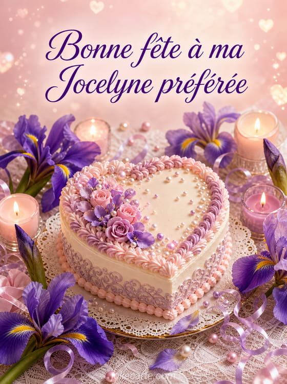 Carte bonne fête Jocelyne