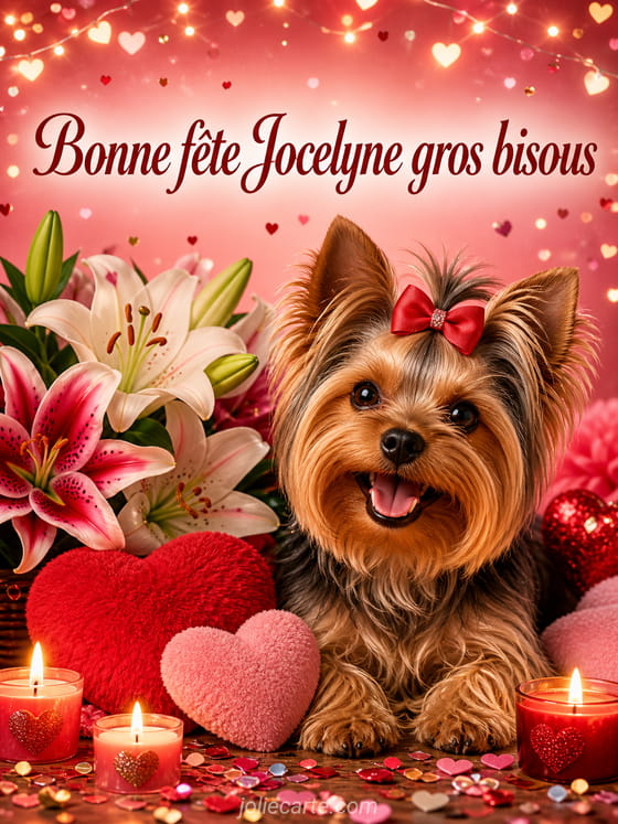 Carte bonne fête Jocelyne