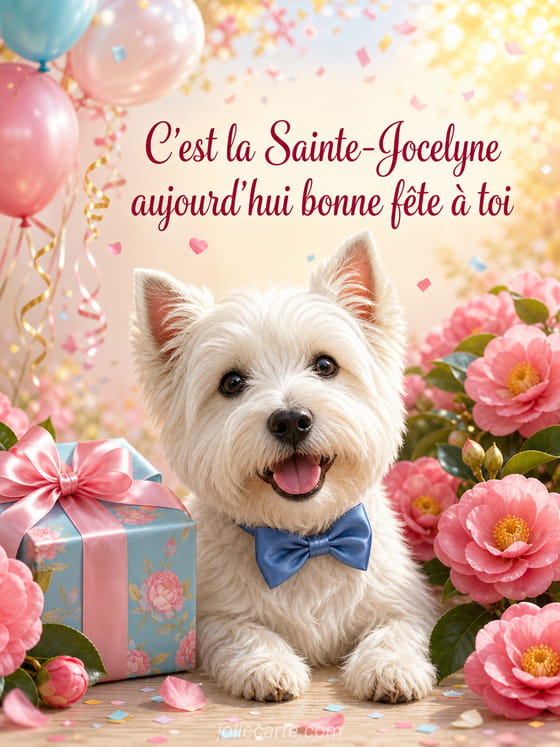 Carte bonne fête Jocelyne