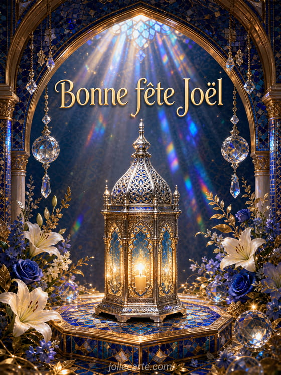 Carte bonne fête Joël