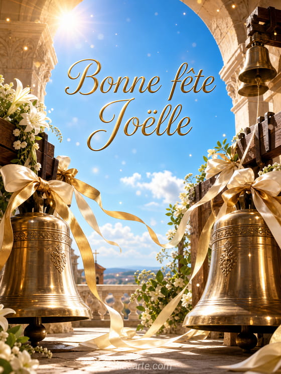 Carte bonne fĂȘte JoĂ«lle