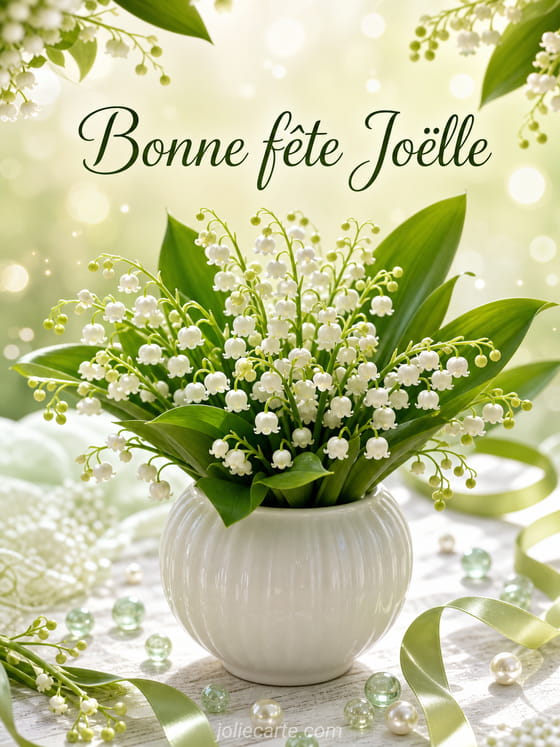 Carte bonne fĂȘte JoĂ«lle