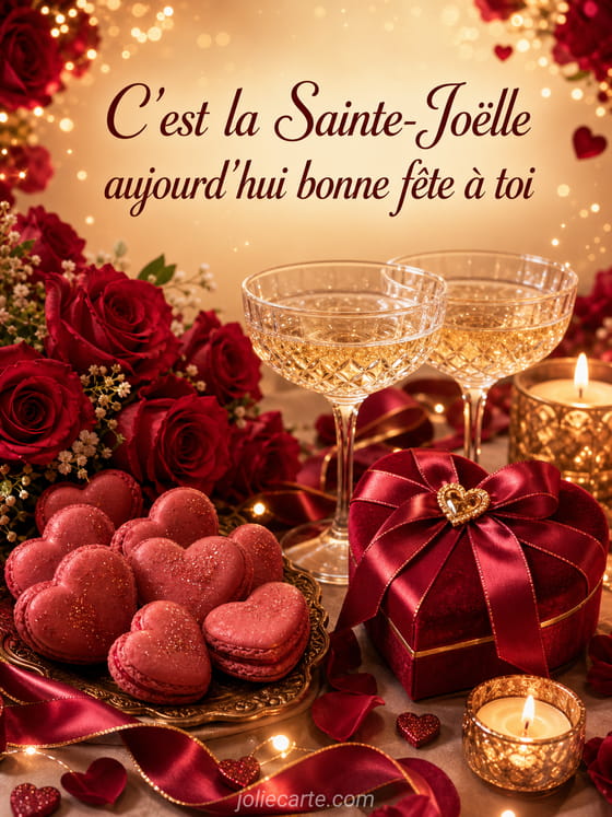 Carte bonne fĂȘte JoĂ«lle