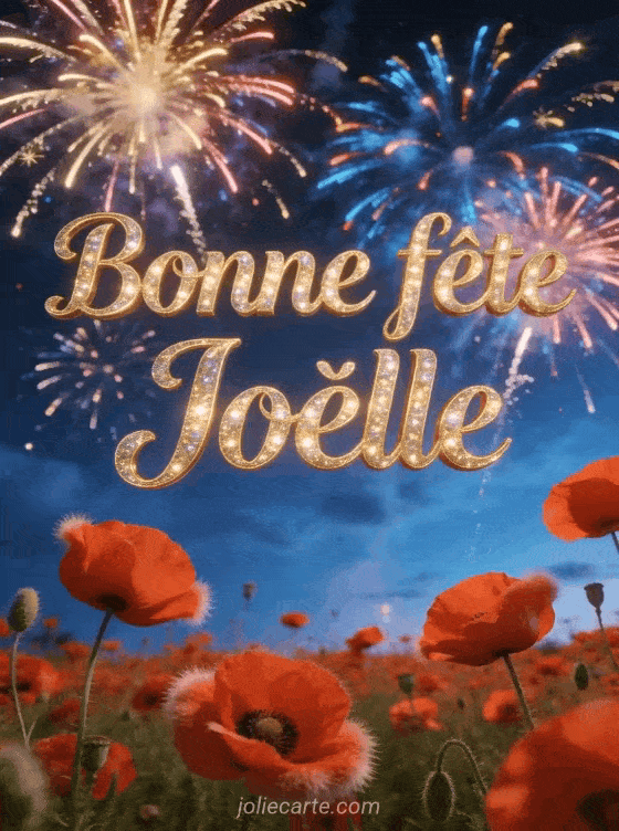 Bonne fête Joelle - Bonne fete joelle gratuit