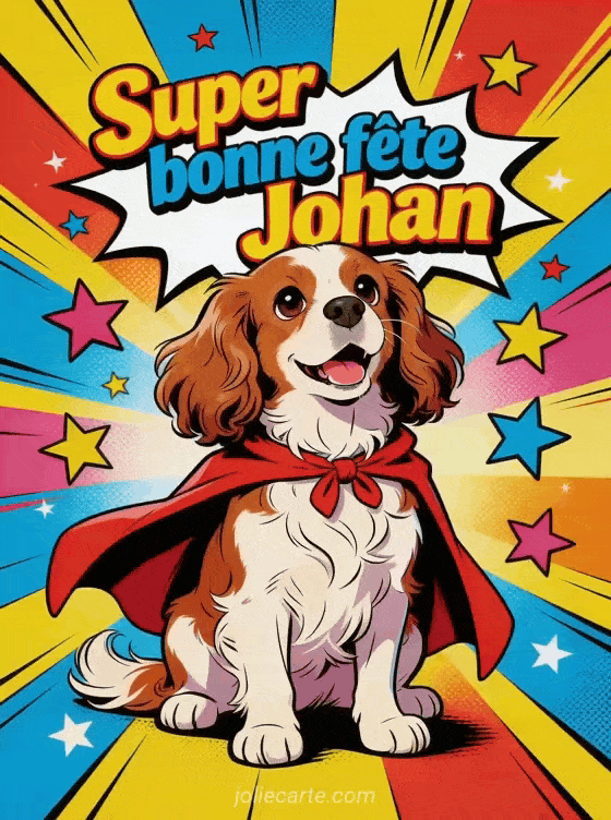 Bonne fête Johan - Johan gif bonne fete gratuit