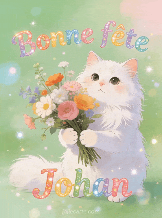 Bonne fête Johan - Johan gif bonne fete