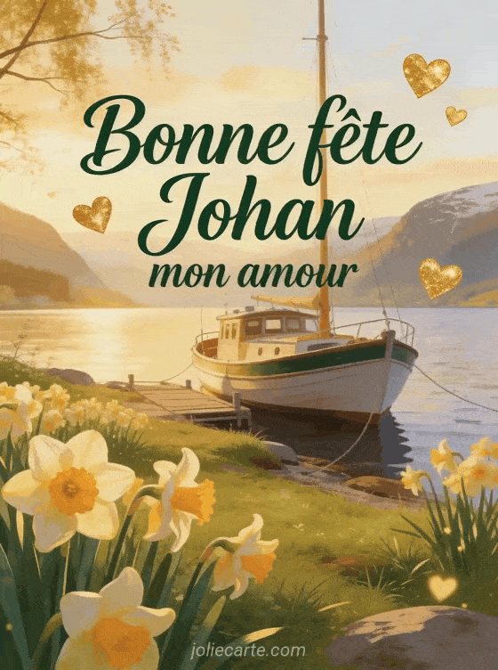 Bonne fête Johan - Bonne fete johan mon amour