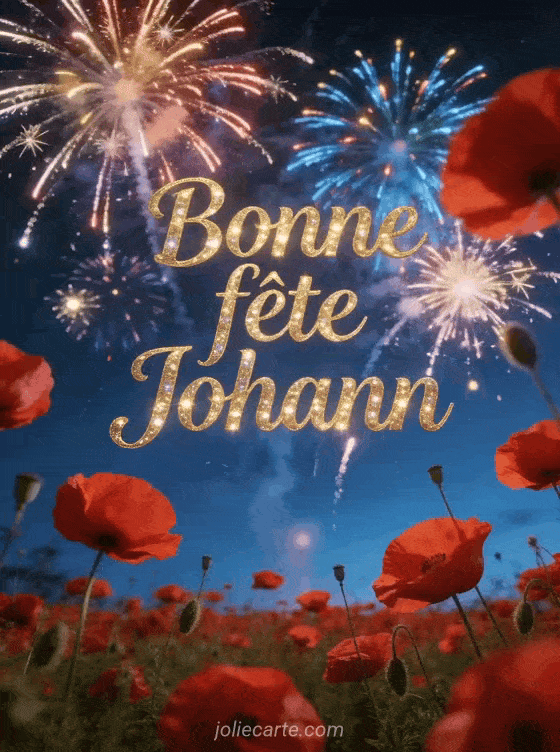 Bonne fête Johann - Bonne fete johann gratuit