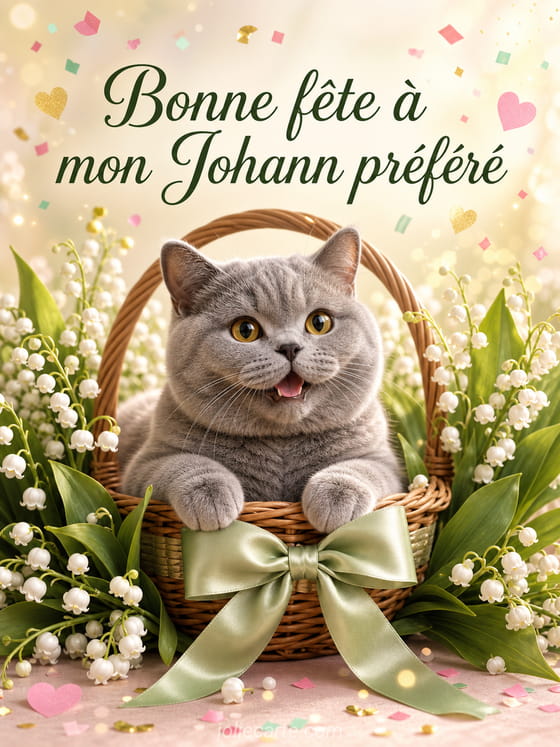 Carte bonne fĂȘte Johann