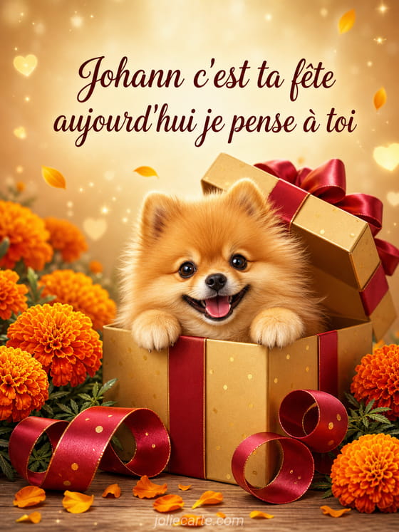 Carte bonne fĂȘte Johann