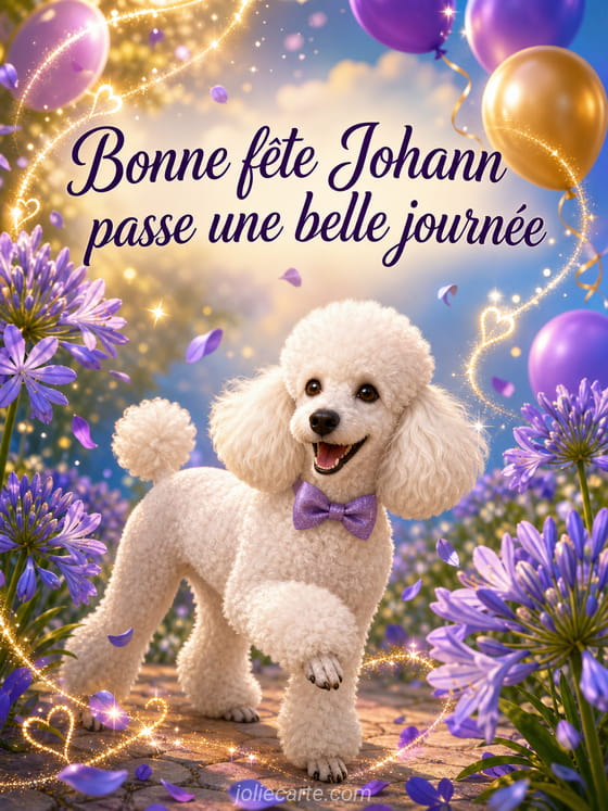 Carte bonne fĂȘte Johann