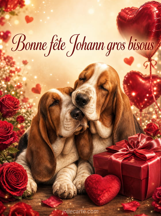 Carte bonne fĂȘte Johann