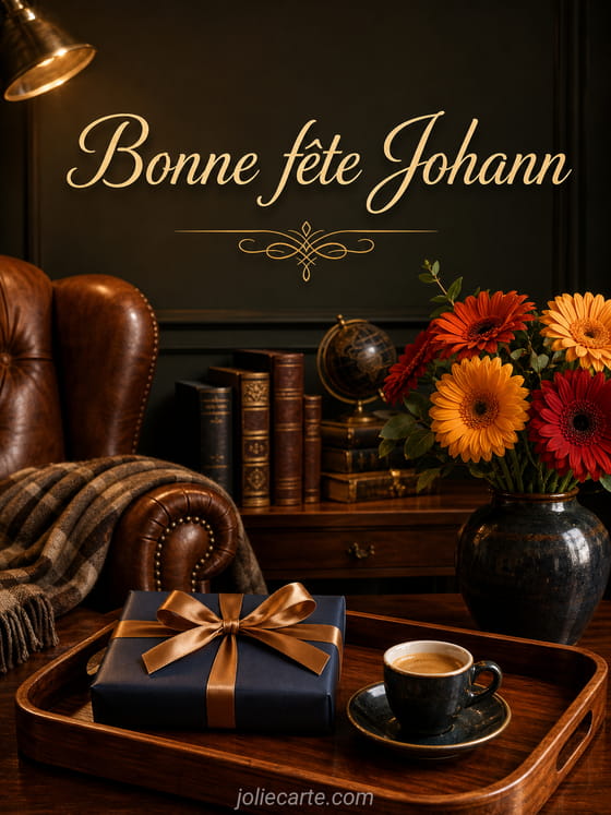 Carte bonne fĂȘte Johann