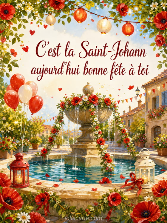 Carte bonne fĂȘte Johann