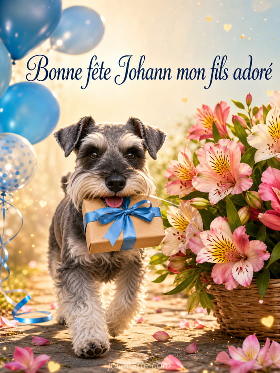 Carte bonne fĂȘte Johann