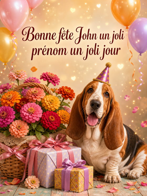 Carte bonne fĂȘte John