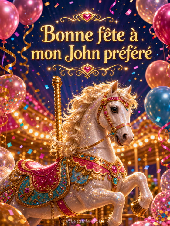 Carte bonne fĂȘte John