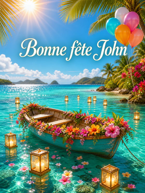 Carte bonne fĂȘte John