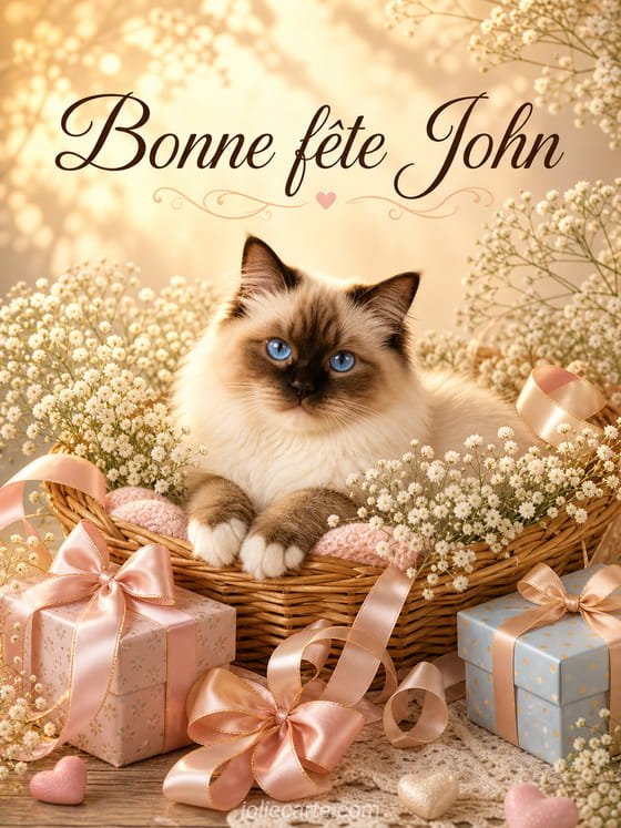 Carte bonne fĂȘte John