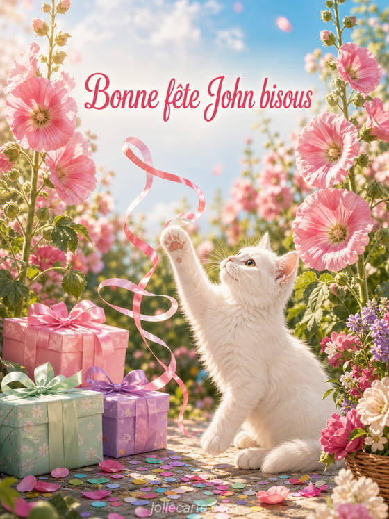 Carte bonne fĂȘte John