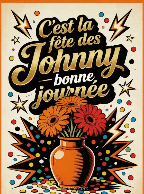 Bonne fête Johnny - Fete johnny a souhaiter