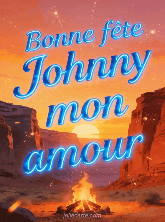 Bonne fête Johnny - Bonne fete johnny mon amour