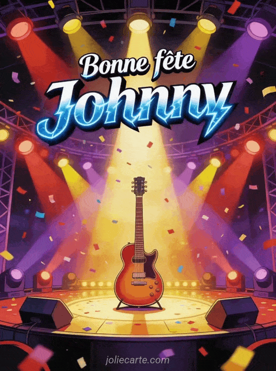 Bonne fête Johnny - Bonne fete johnny garcon