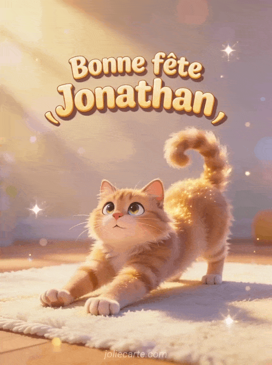 Bonne fête Jonathan - Jonathan gif bonne fete