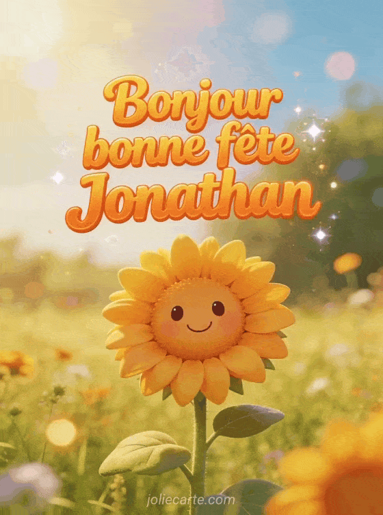 Bonne fête Jonathan - Jonathan image de bonne fete gratuite