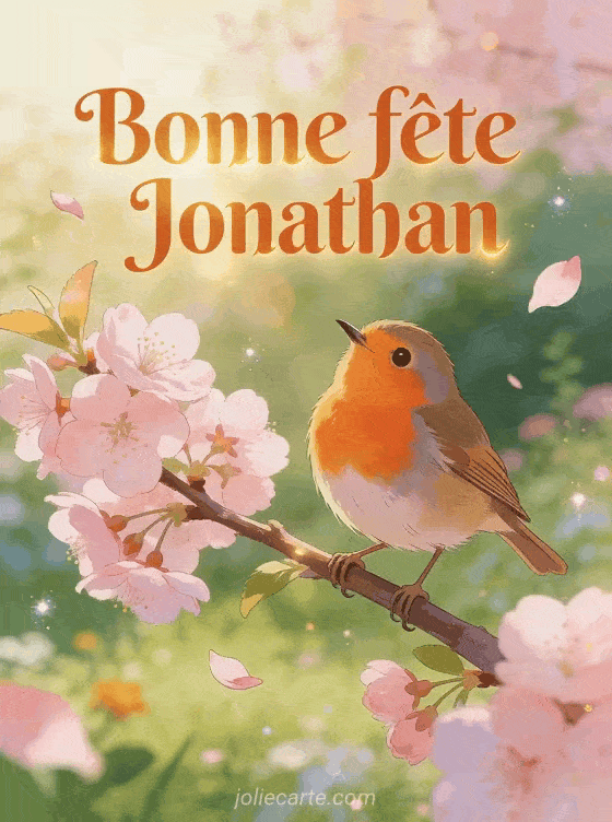 Bonne fête Jonathan - Jonathan image bonne fete gratuite