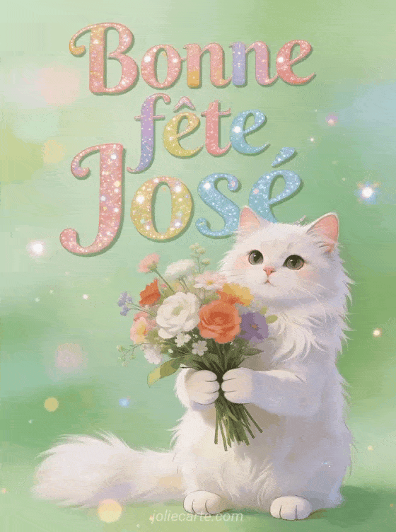 Bonne fête José - Jose gif bonne fete