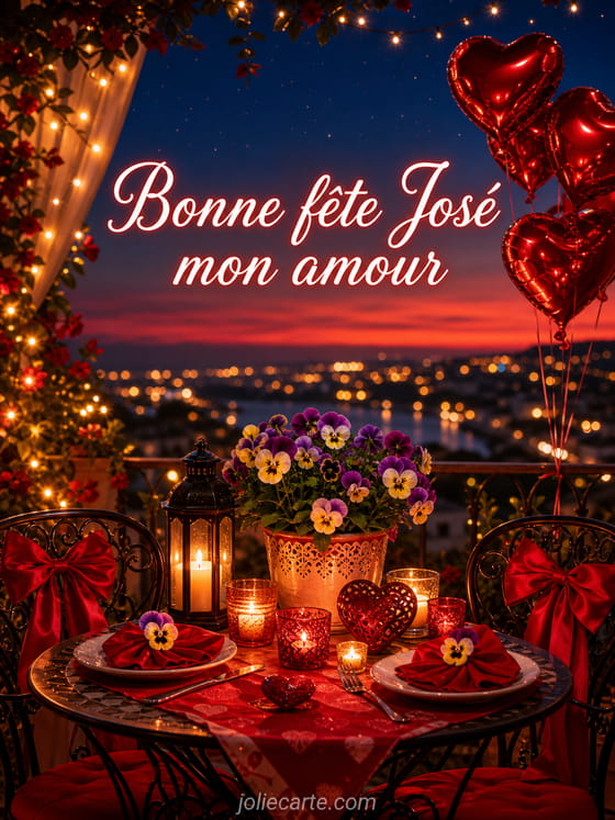 Carte bonne fĂȘte JosĂ©