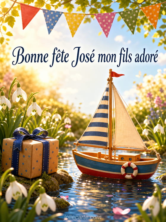 Carte bonne fĂȘte JosĂ©
