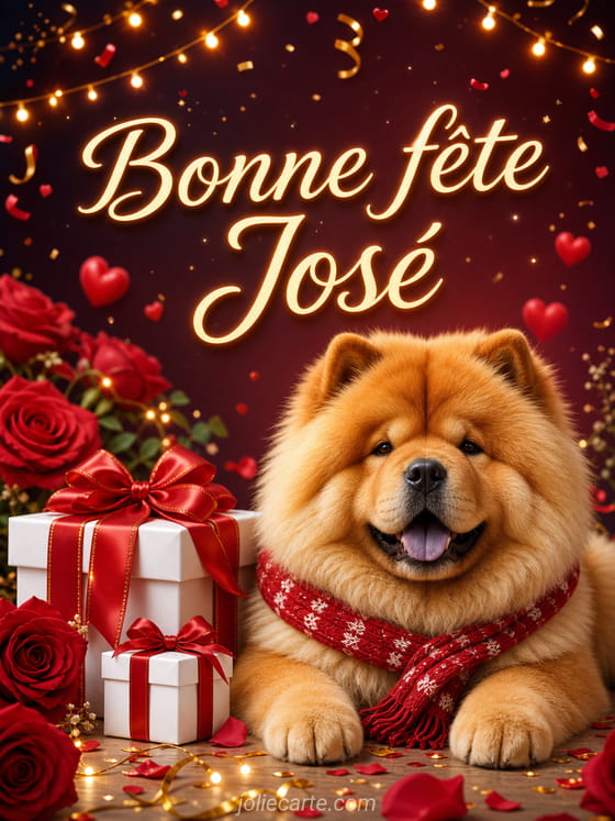 Carte bonne fĂȘte JosĂ©