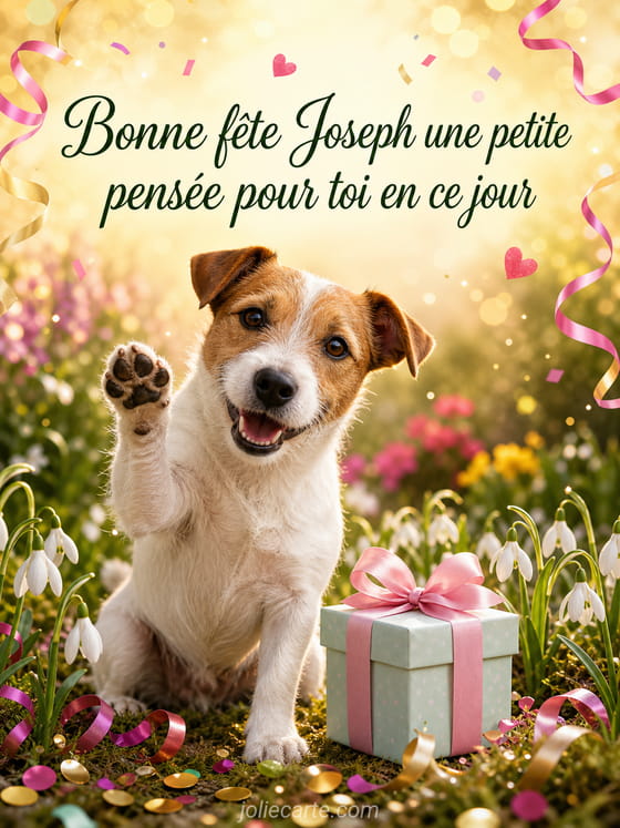 Carte bonne fĂȘte Joseph