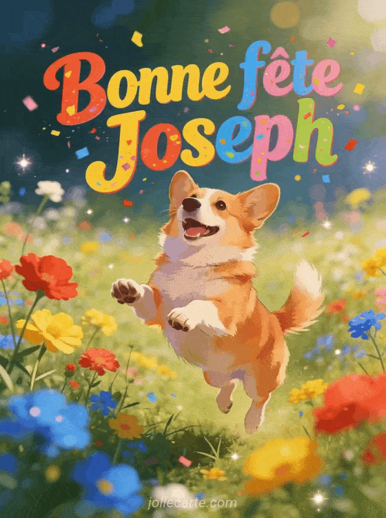 Bonne fête Joseph - Joseph gif bonne fete gratuit