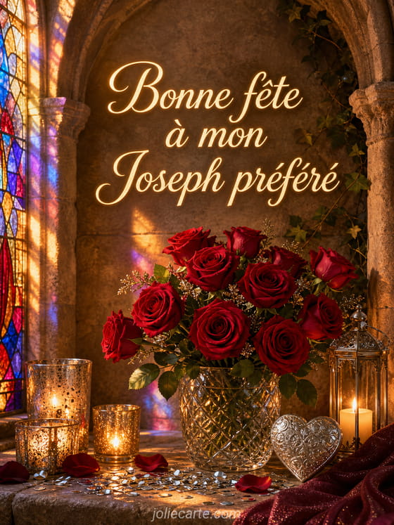 Carte bonne fête Joseph