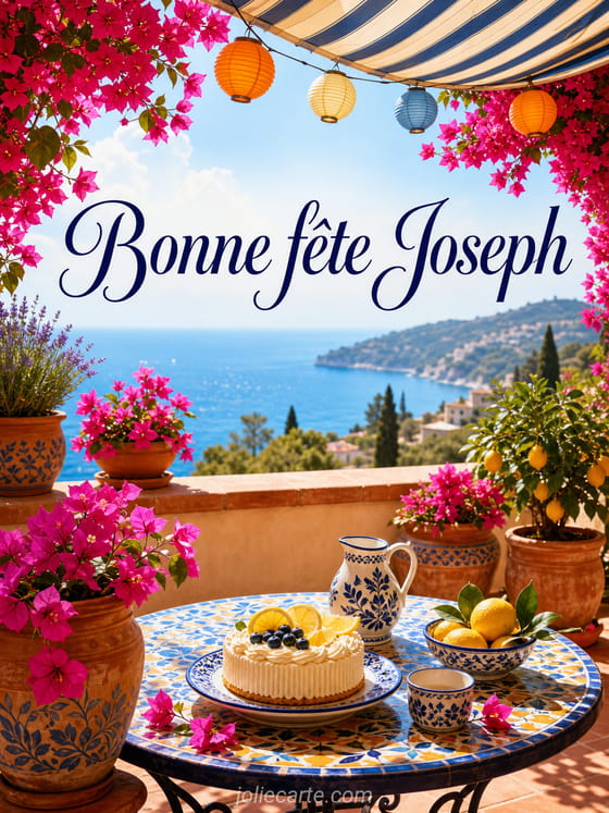Carte bonne fête Joseph