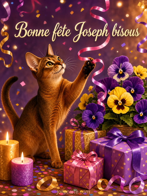 Carte bonne fête Joseph